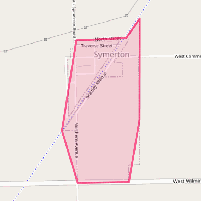 Map of Symerton