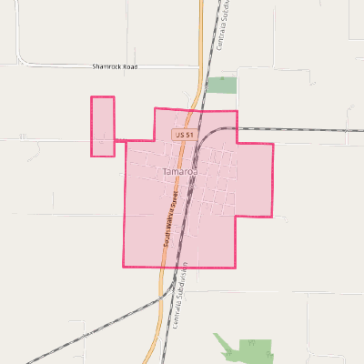 Map of Tamaroa