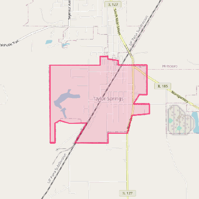 Map of Taylor Springs