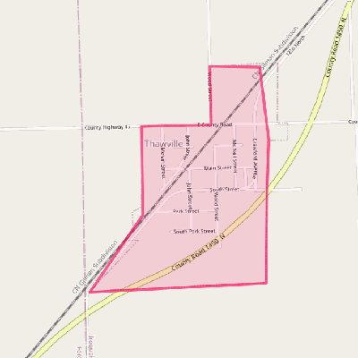 Map of Thawville