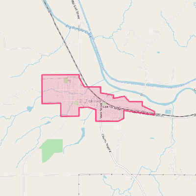 Map of Tiskilwa