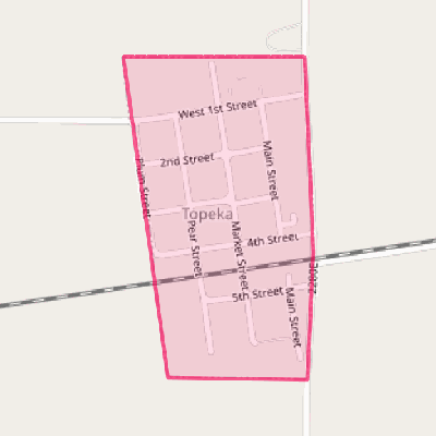 Map of Topeka