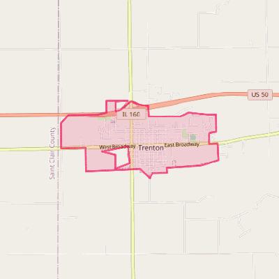 Map of Trenton