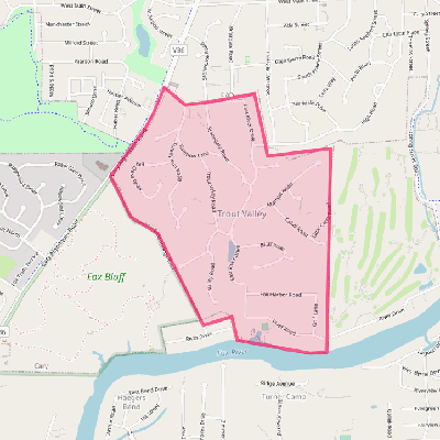 Map of Trout Valley