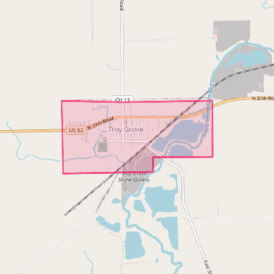 Map of Troy Grove