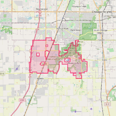 Map of University Park