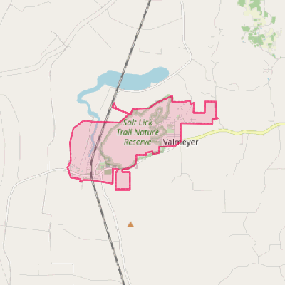 Map of Valmeyer