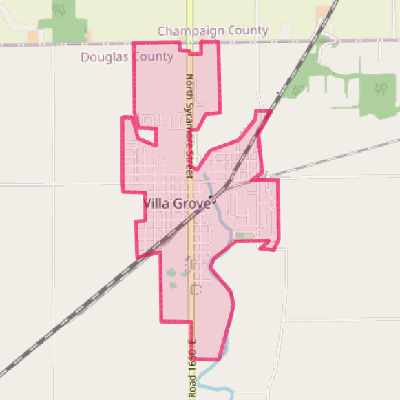 Map of Villa Grove