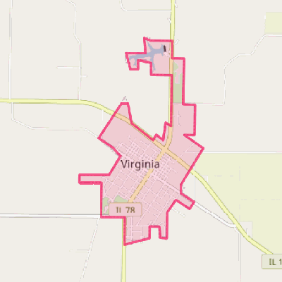 Map of Virginia