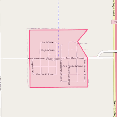 Map of Waggoner