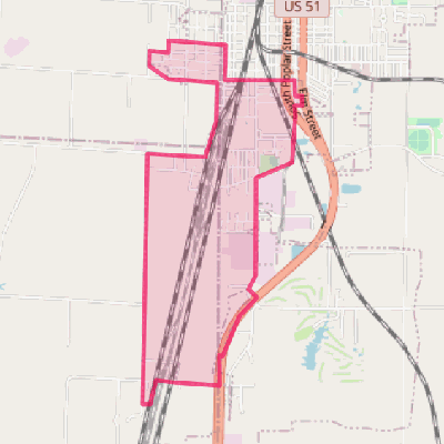 Map of Wamac