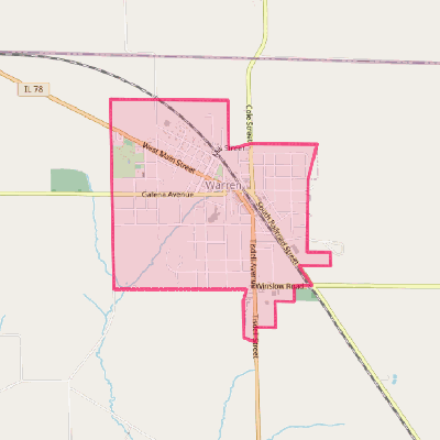 Map of Warren