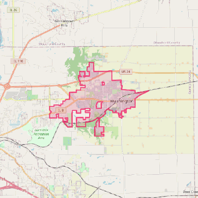 Map of Washington