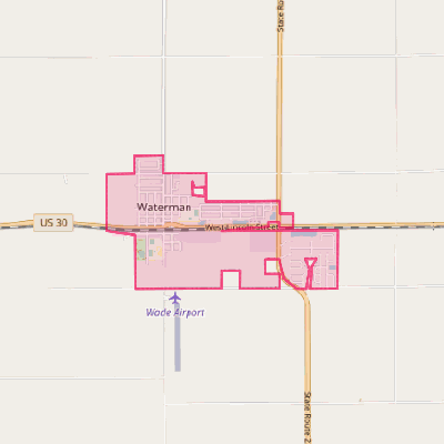 Map of Waterman