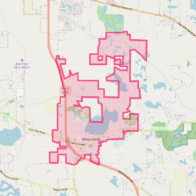 Map of Wauconda