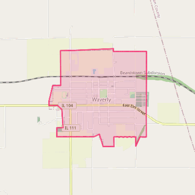 Map of Waverly