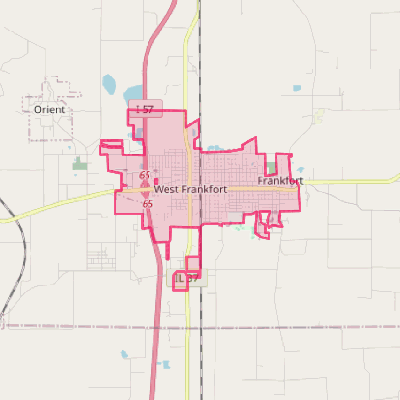 Map of West Frankfort