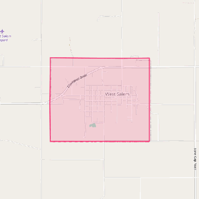 Map of West Salem