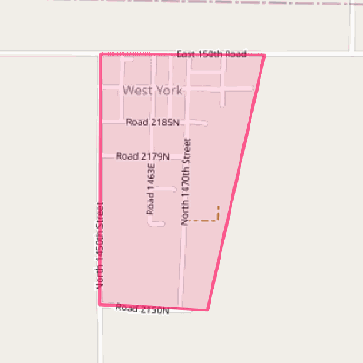 Map of West York