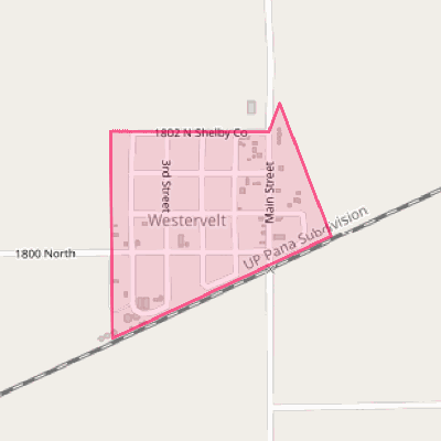 Map of Westervelt