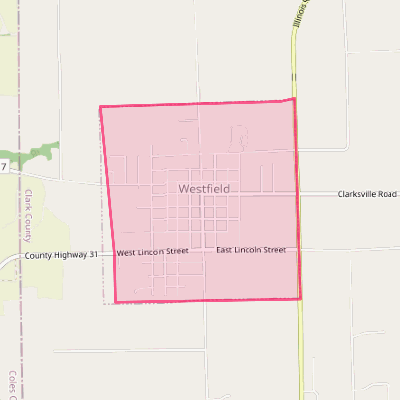 Map of Westfield