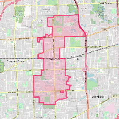 Map of Westmont