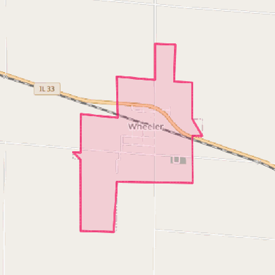 Map of Wheeler