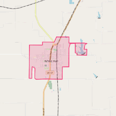 Map of White Hall