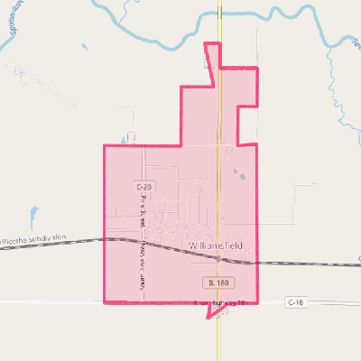 Map of Williamsfield