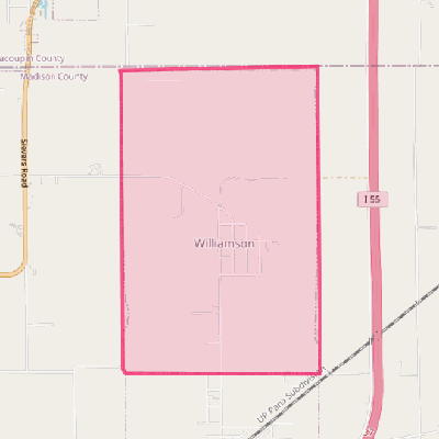 Map of Williamson