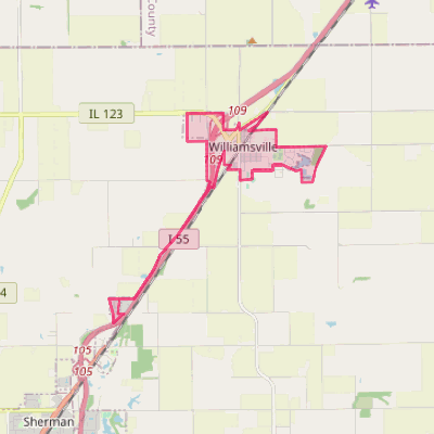 Map of Williamsville