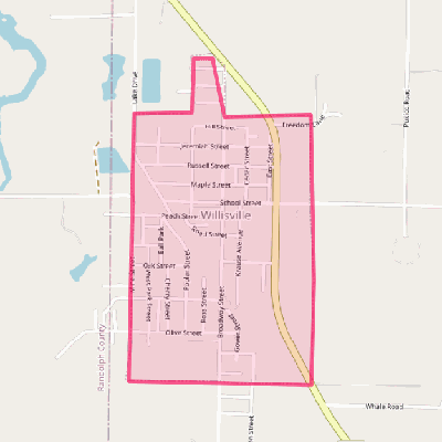 Map of Willisville