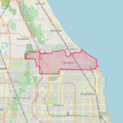 Map of Wilmette