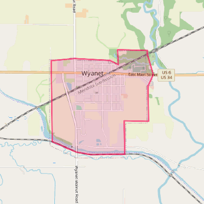 Map of Wyanet