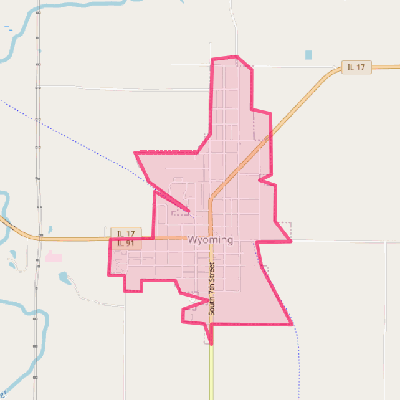 Map of Wyoming