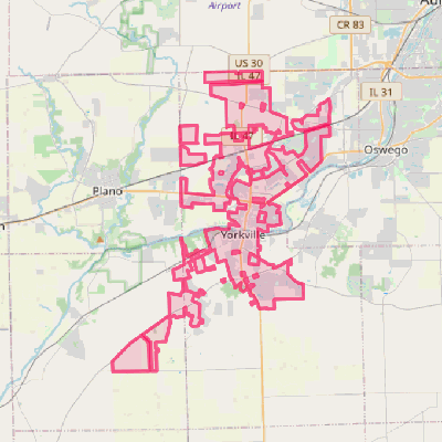 Map of Yorkville