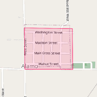 Map of Alamo