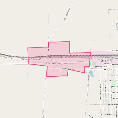 Map of Altona