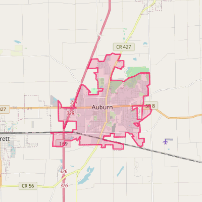 Map of Auburn