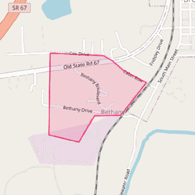 Map of Bethany