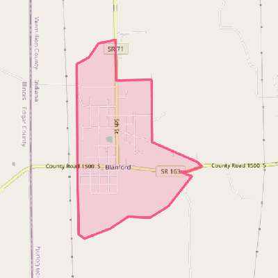 Map of Blanford