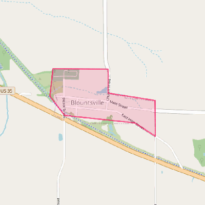 Map of Blountsville