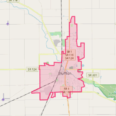 Map of Bluffton