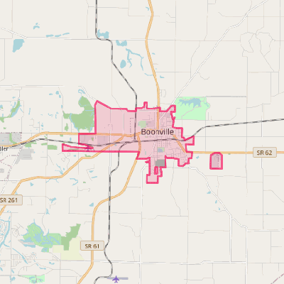 Map of Boonville