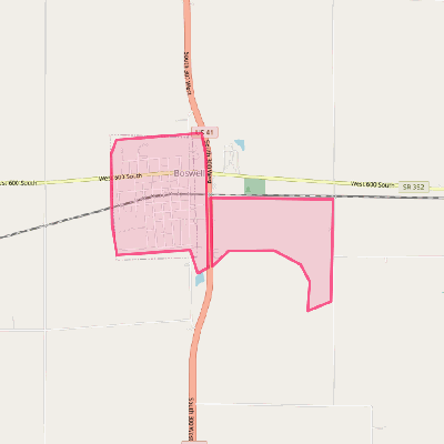 Map of Boswell