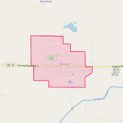 Map of Brook