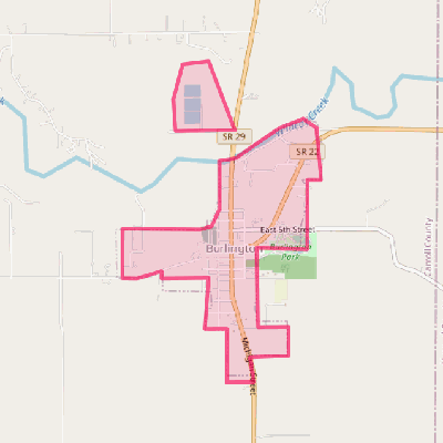 Map of Burlington