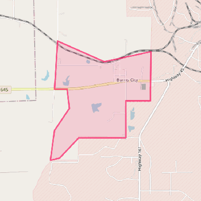 Map of Burns City