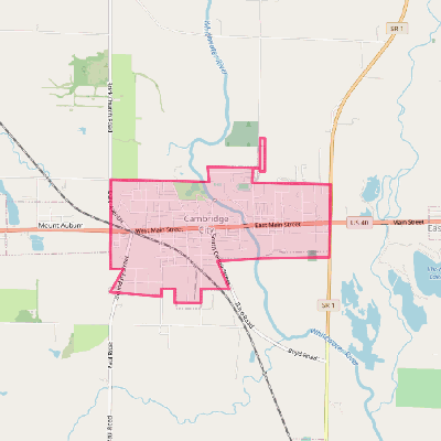 Map of Cambridge City