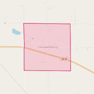 Map of Campbellsburg